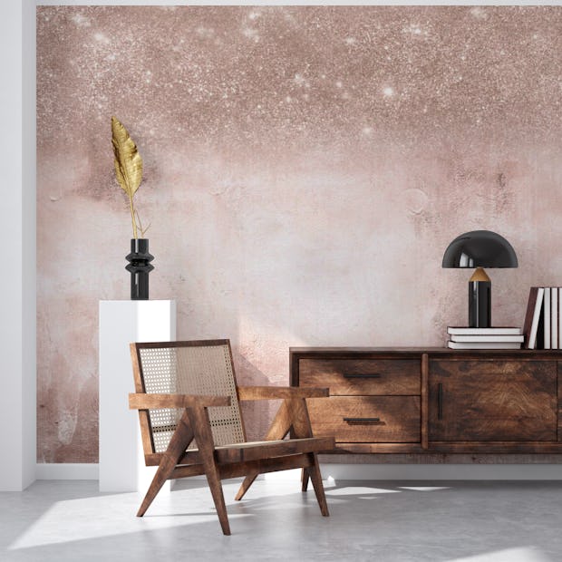 rose gold glitter wallpaper