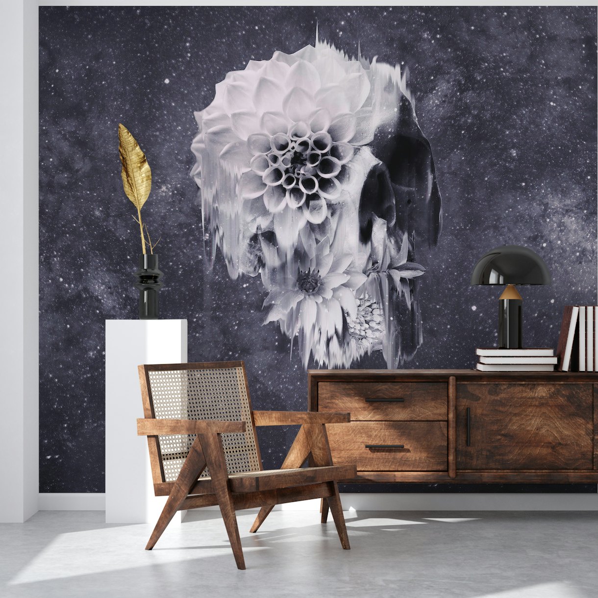 Decay Skull wallpaper