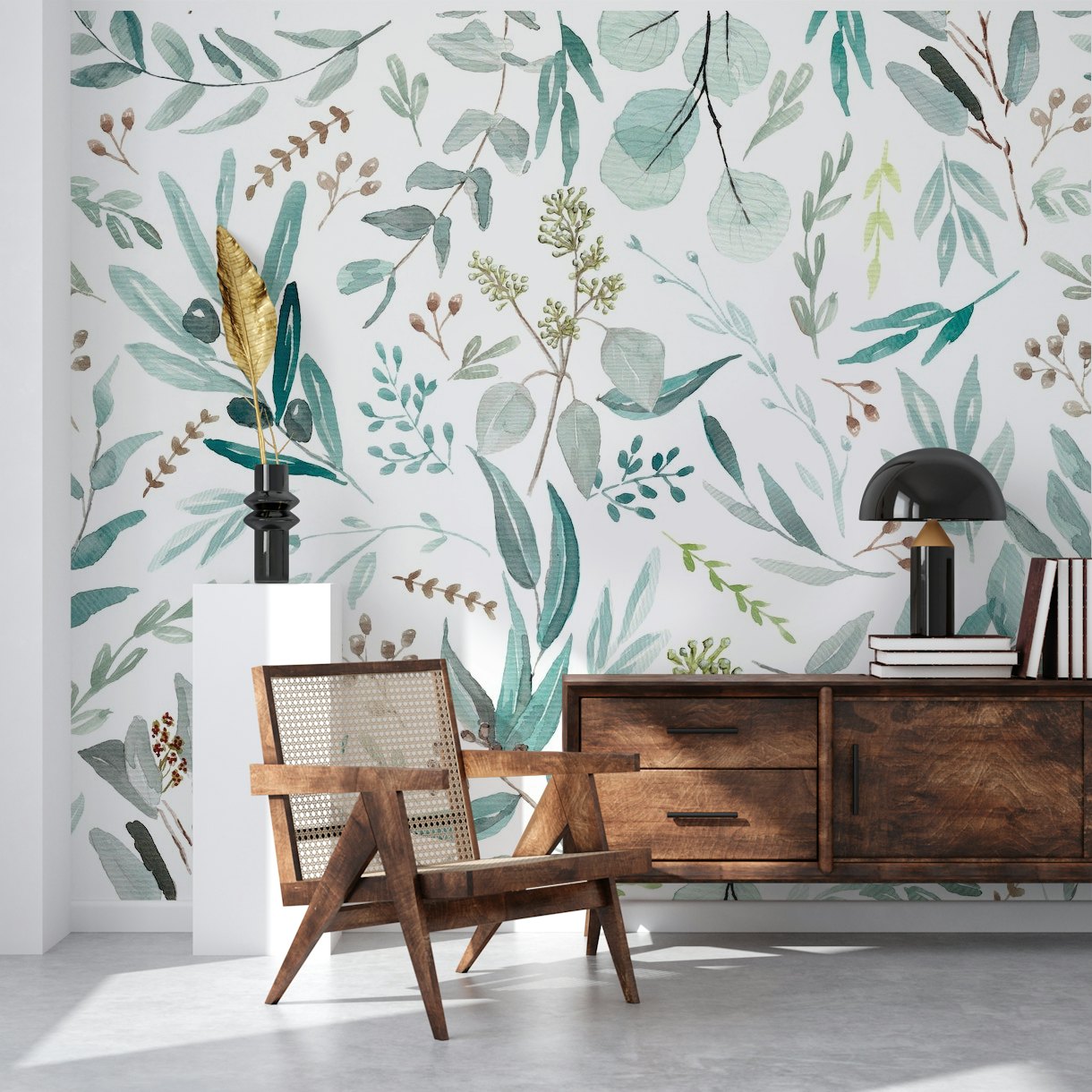 Eucalyptus Pattern wallpaper