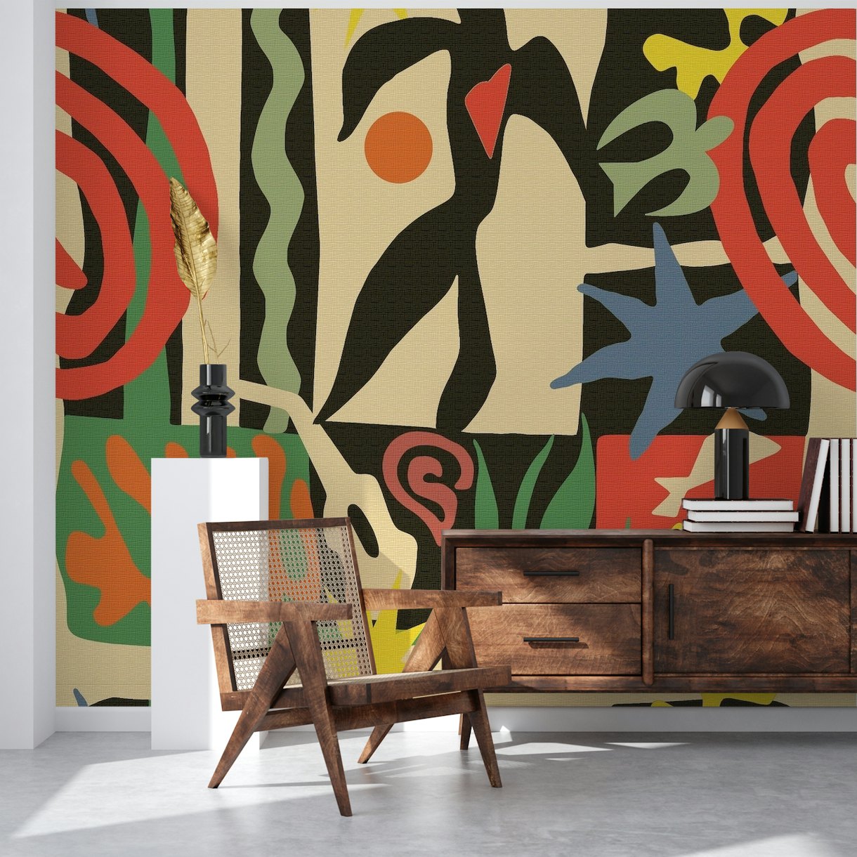 Promenade avec Matisse (vintage) papiers peint