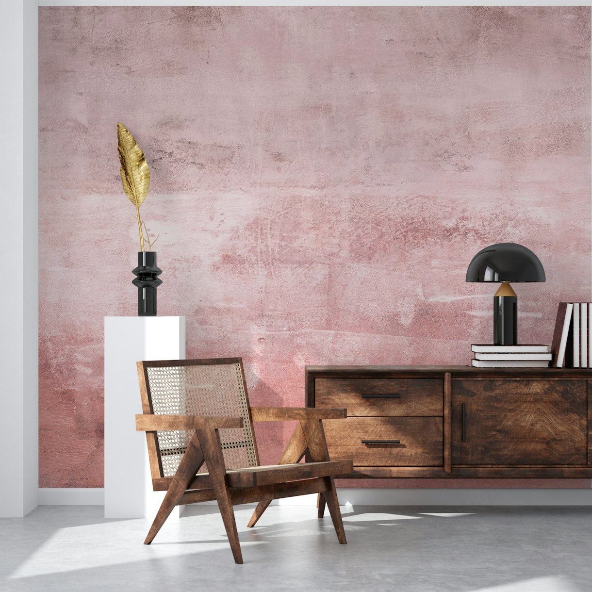 rosy pink texture wallpaper
