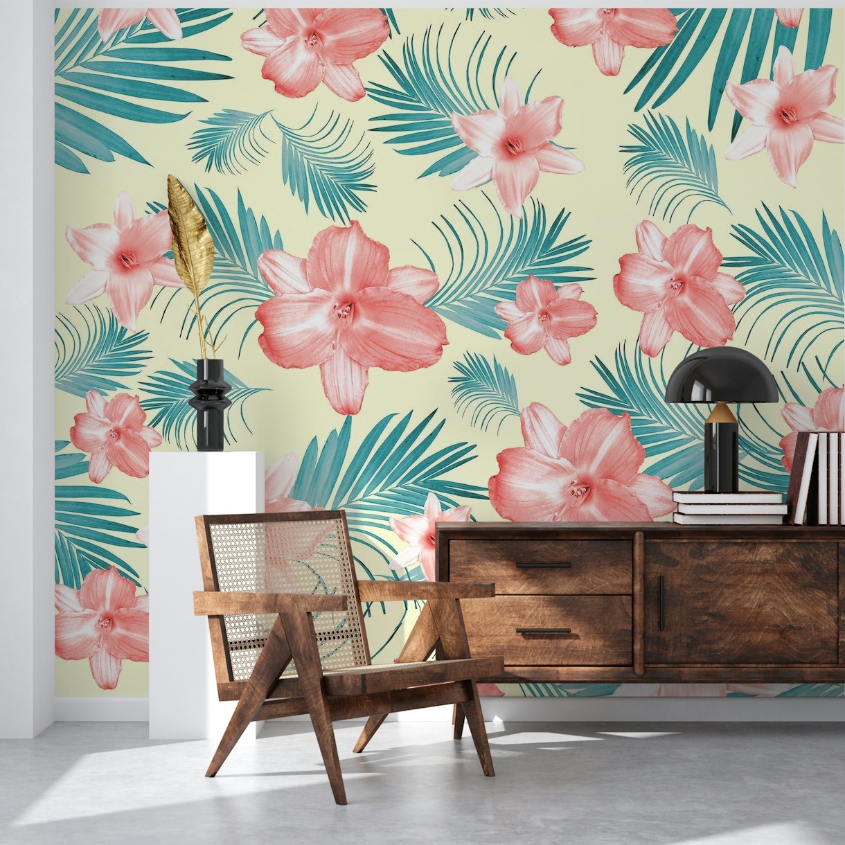Tropical Flowers Palm 7 wallpaper