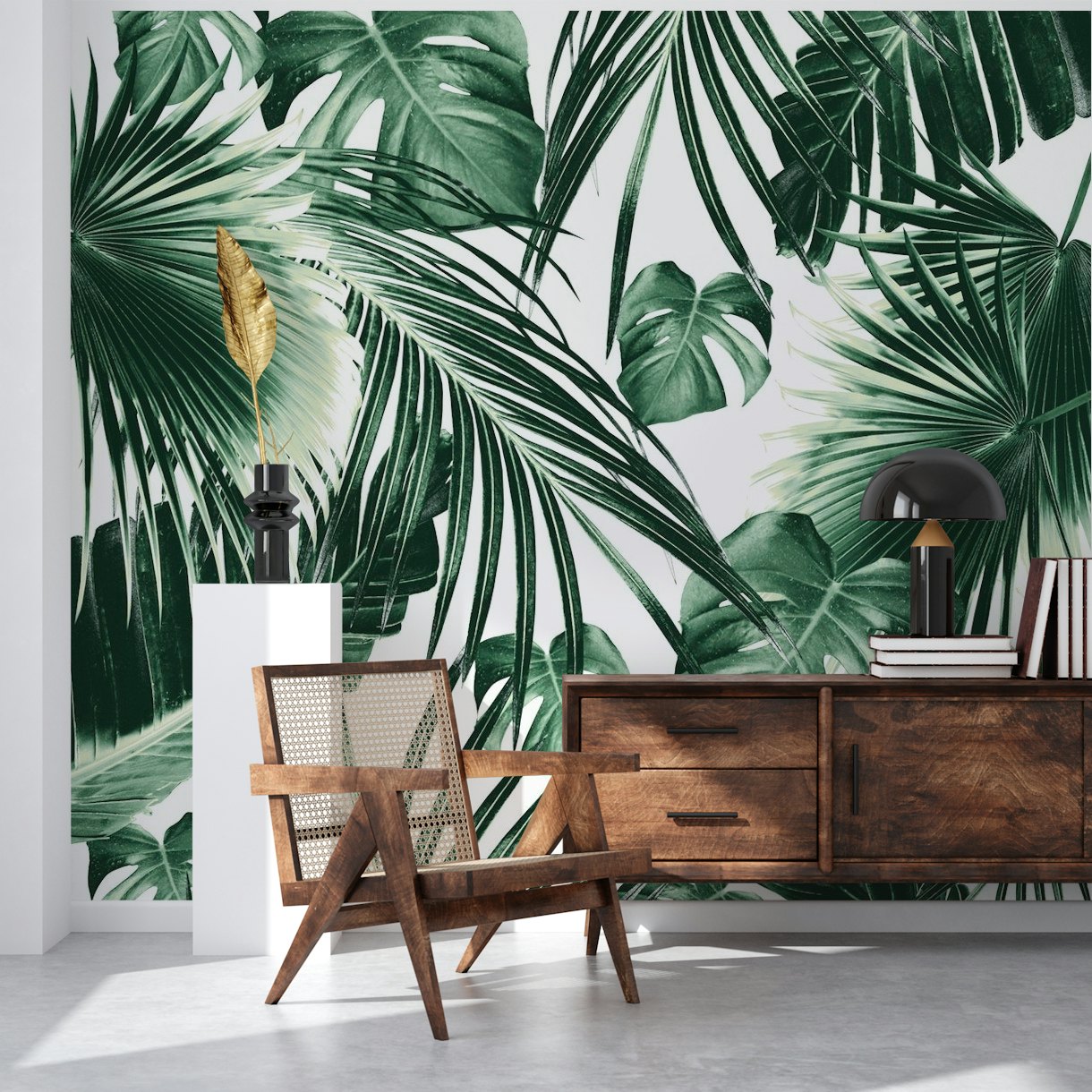 Tropical Jungle Leaves 7 wallpaper