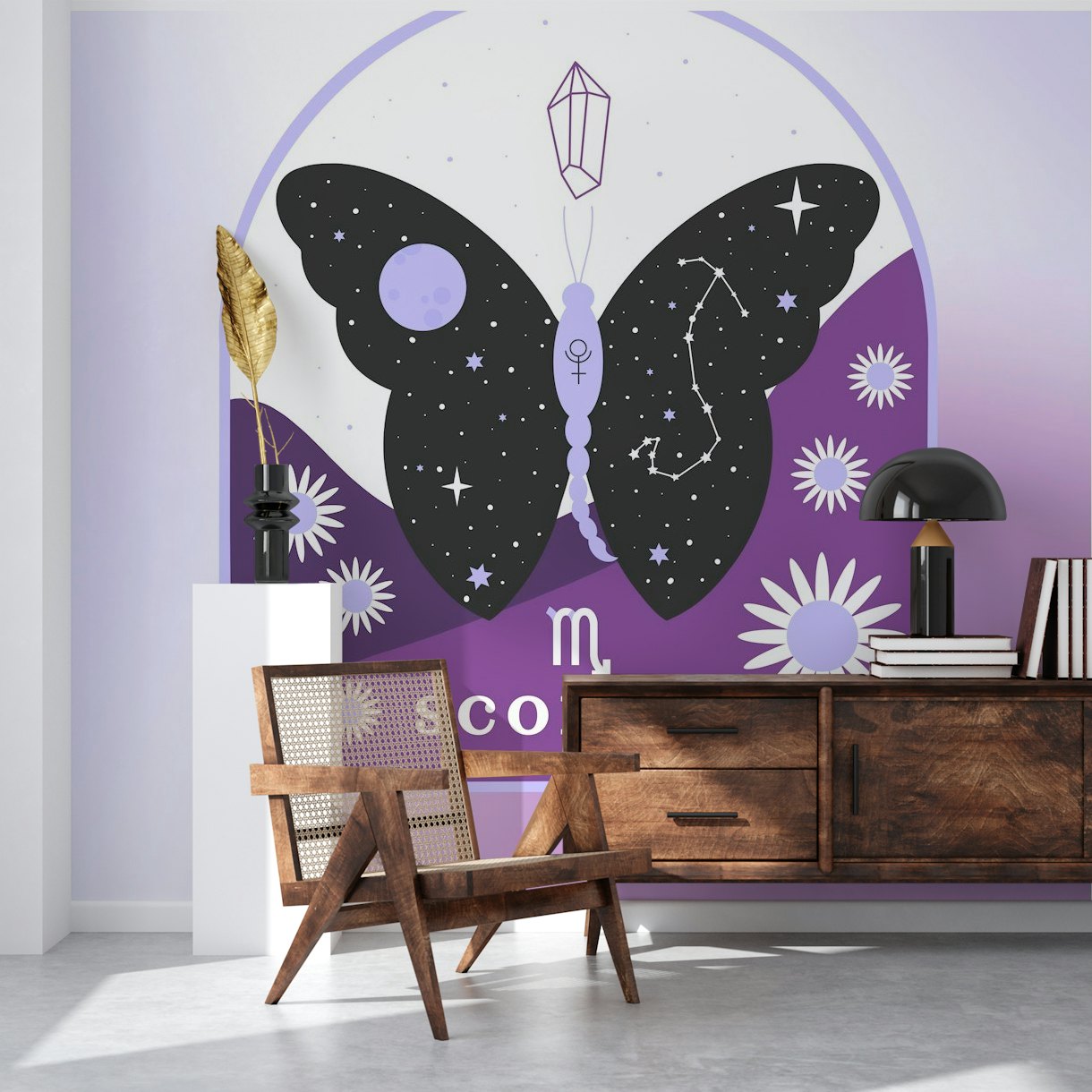 Zodiac Butterflies Scorpio wallpaper