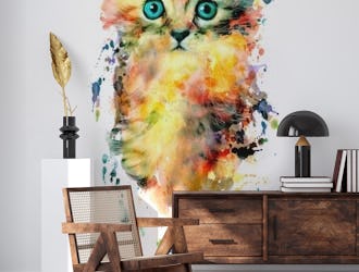 Watercolor Kitten