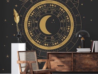 Lunar Calendar 2021 Black