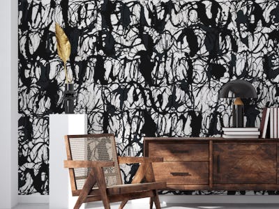 Abstract Ink Swirls