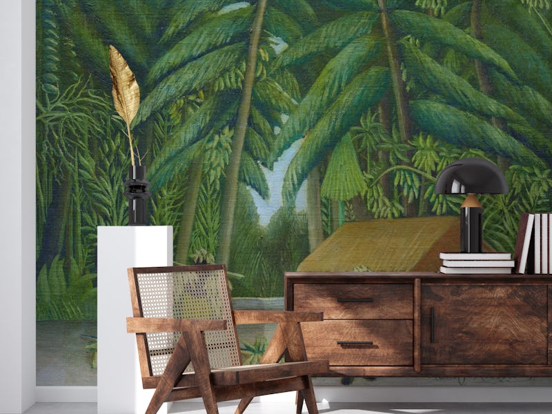 Banana Harvest- Tropical Jungle Landscape by Henri Rousseau