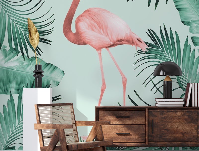 Flamingo in the Jungle 1