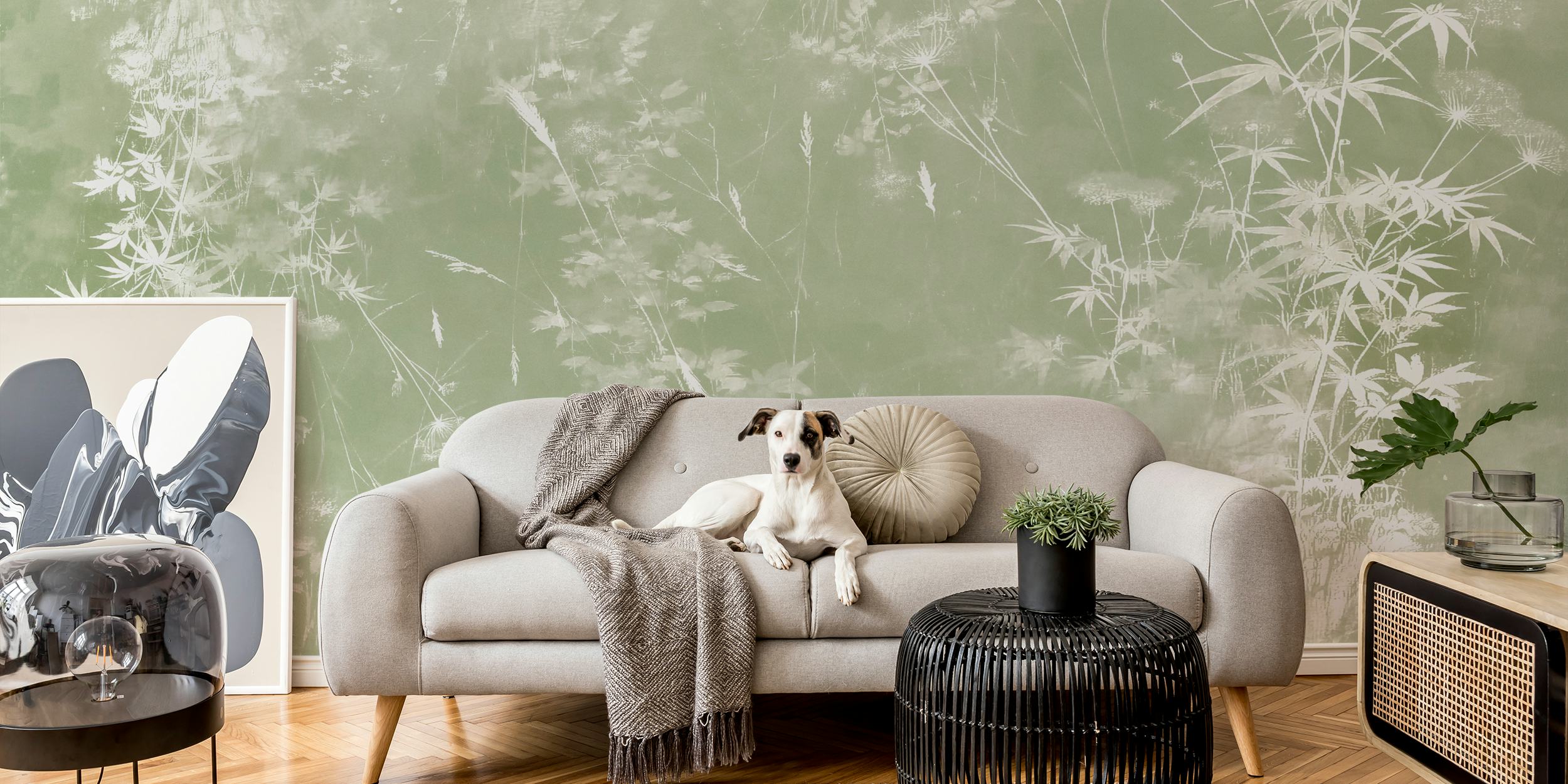 Zen Garden Serenity wallpaper in a room