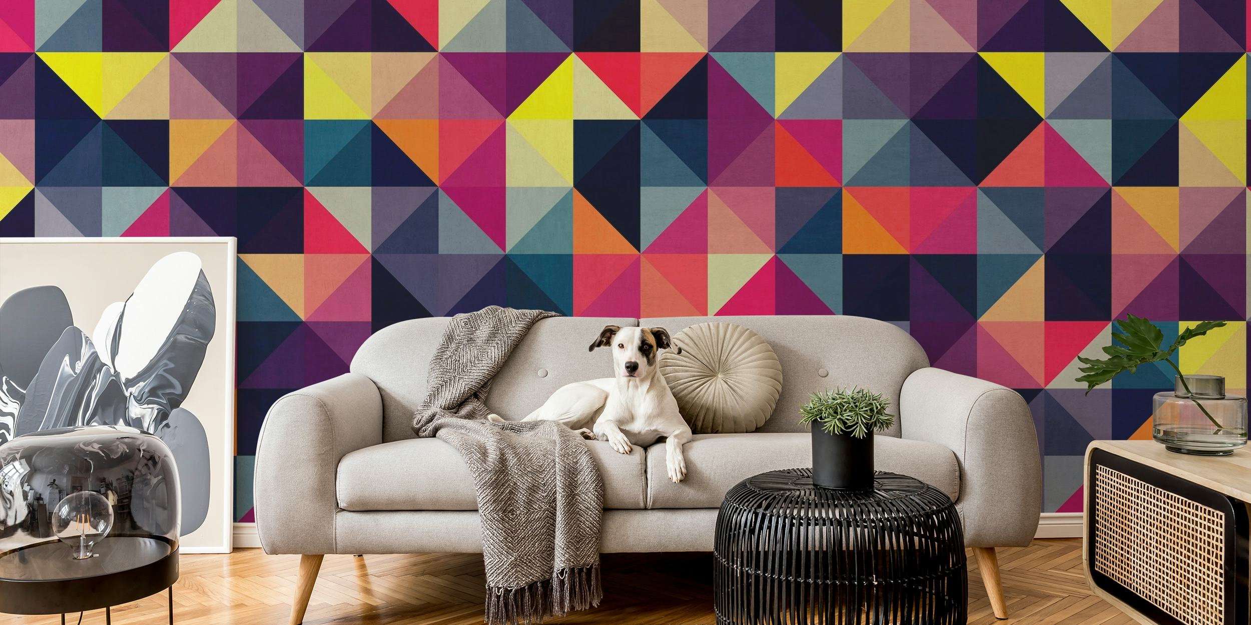 Colored squares I papel de parede