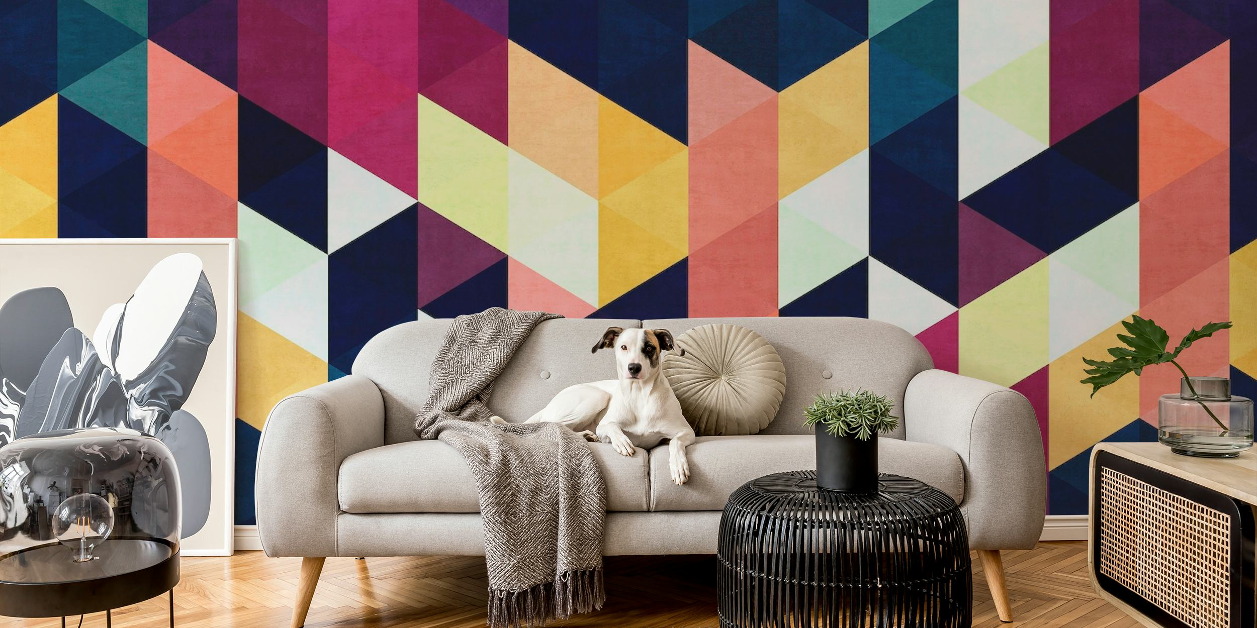 Colorful geometry 01 wallpaper