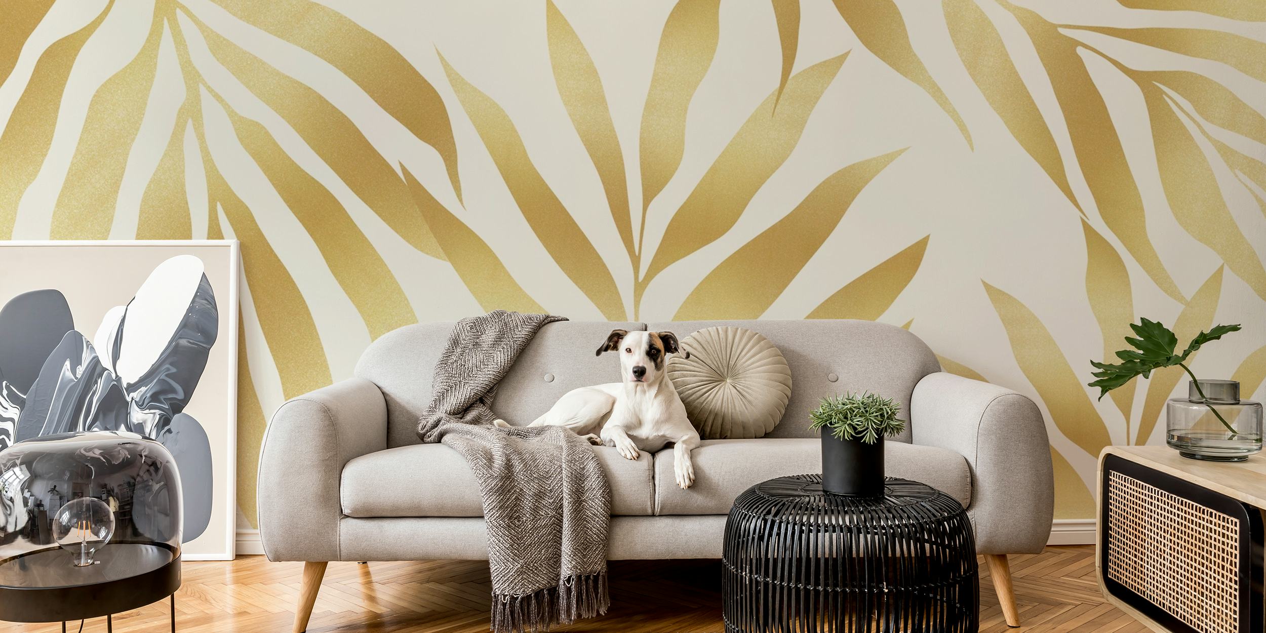 Golden leaves 2 wallpaper