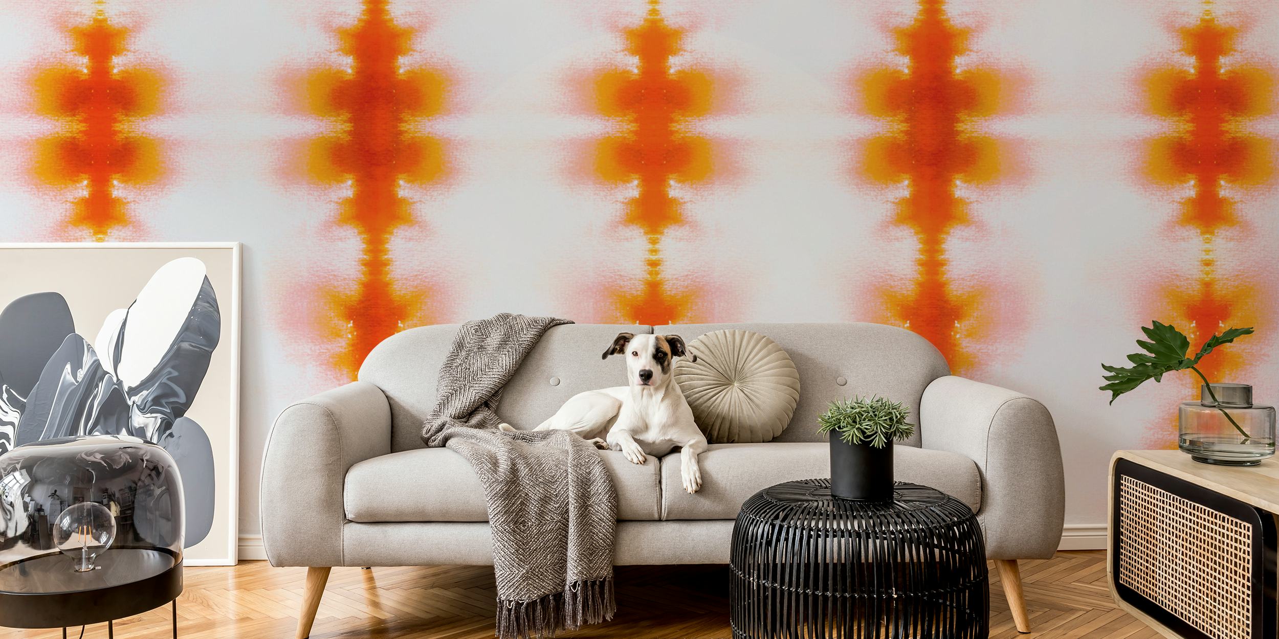 Morning Sun wallpaper in a bright room