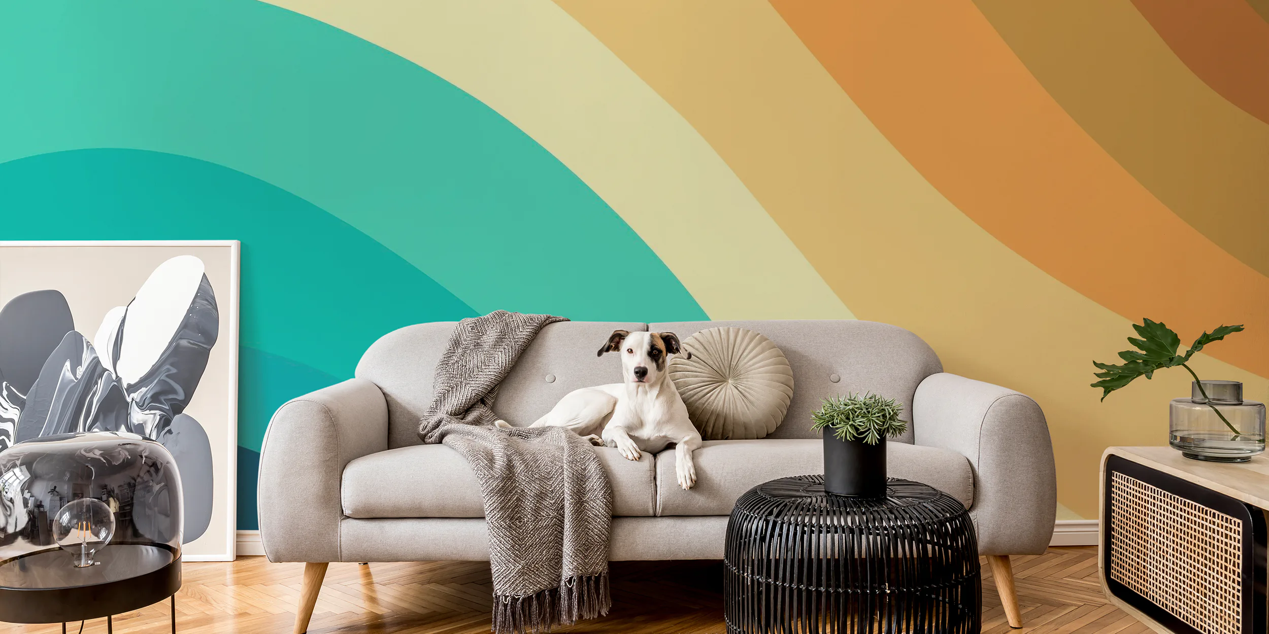 Retro Summer Wave 2b - Happywall.com