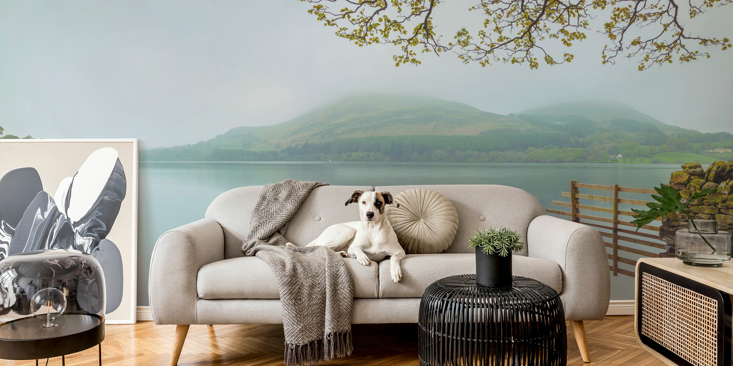Nature's Retreat wallpaper in a room
