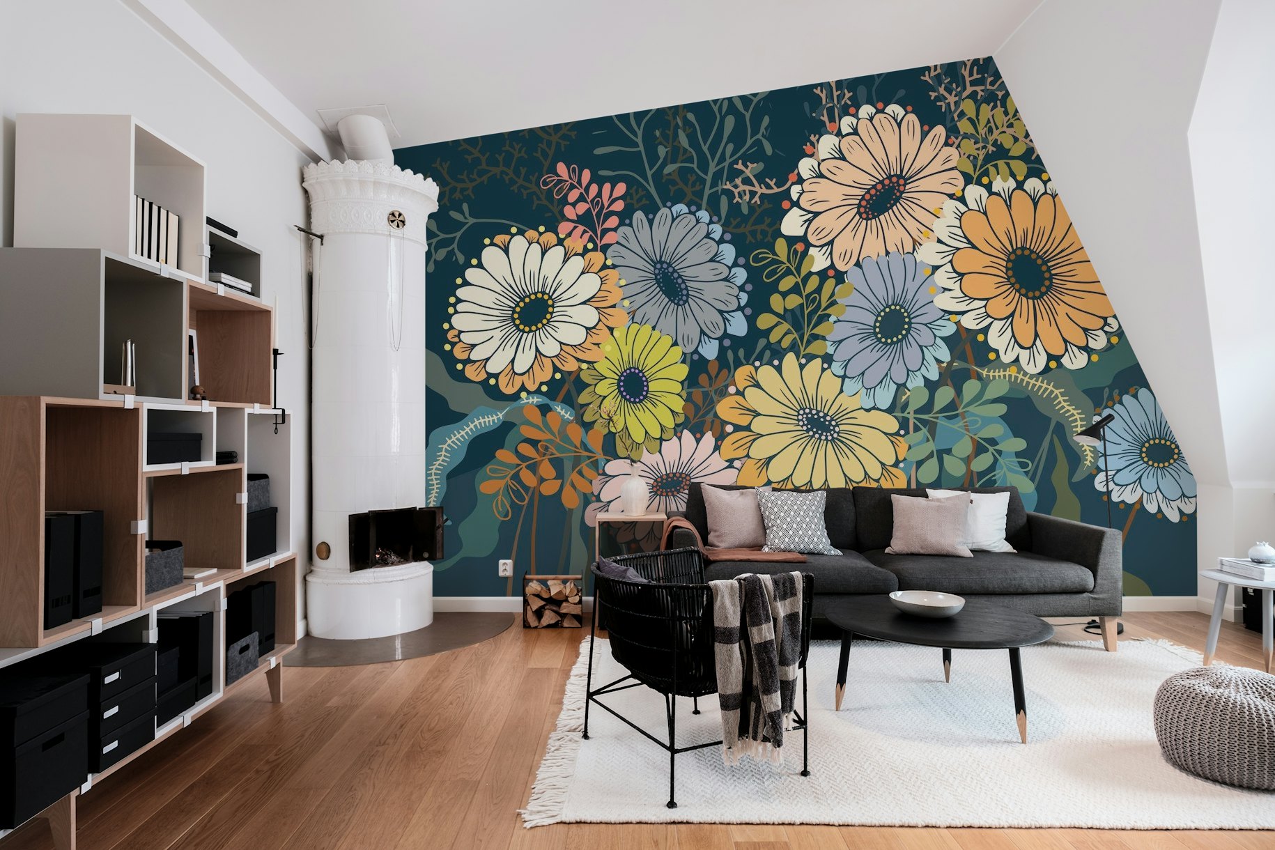 good mood daisies wallpaper