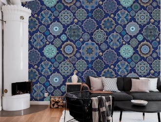 Blue Moroccan Tile Elegance 2