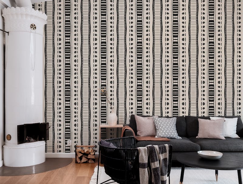Black and White Tribal Pattern
