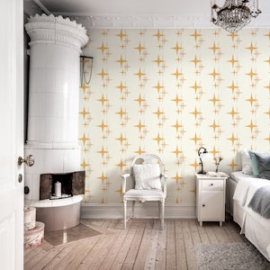 Mid-Century Modern Atomic Stars Subtle Retro