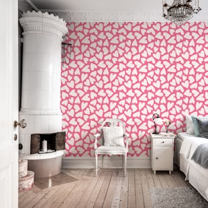 Playful Hearts Hot Pink