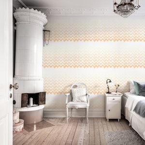 Gradient Waves - Deep Peach