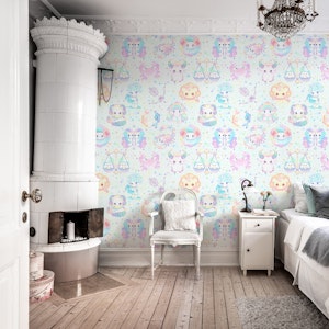Cute Kawaii Zodiac 3 pastel blue