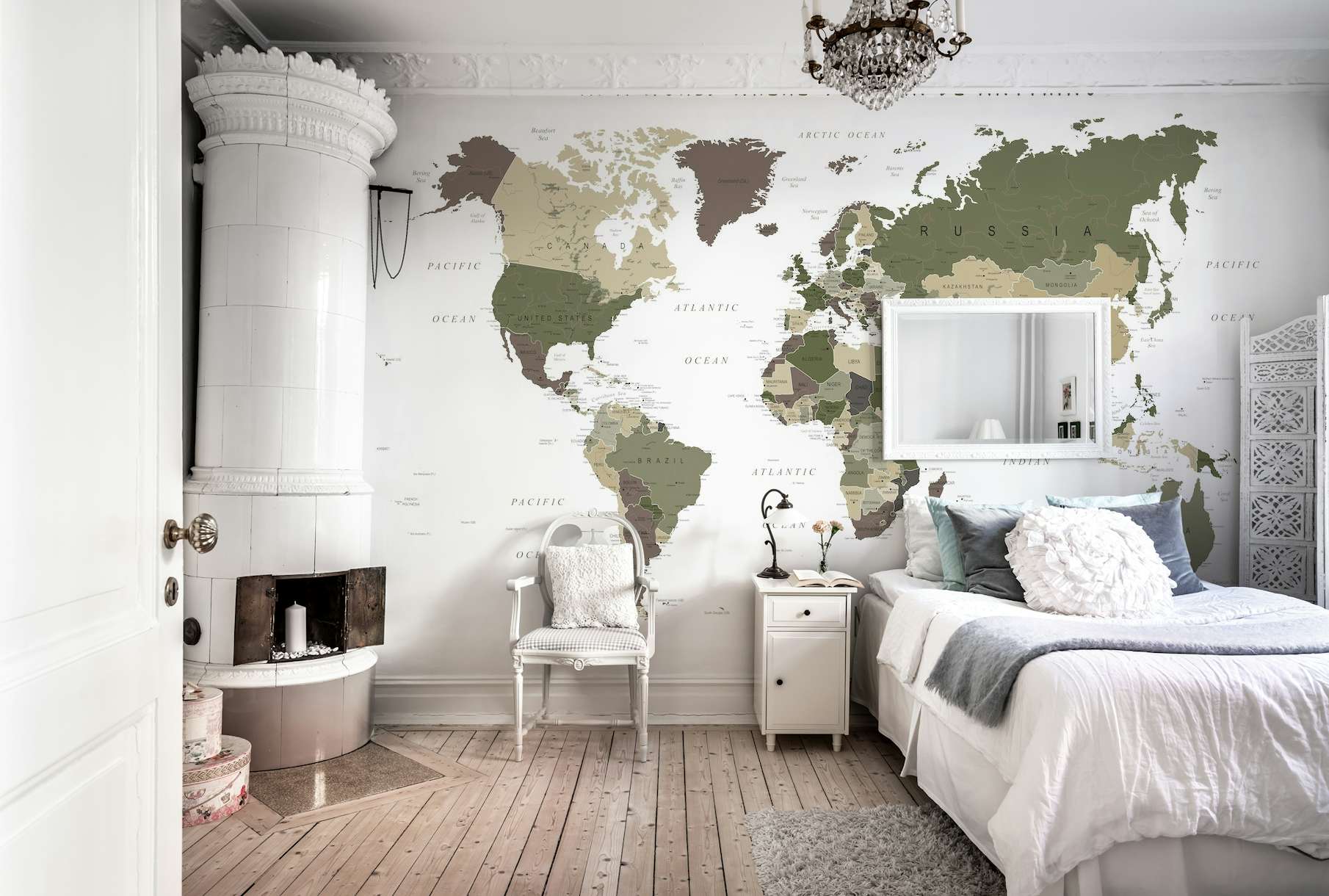 Be Kind World Map wallpaper
