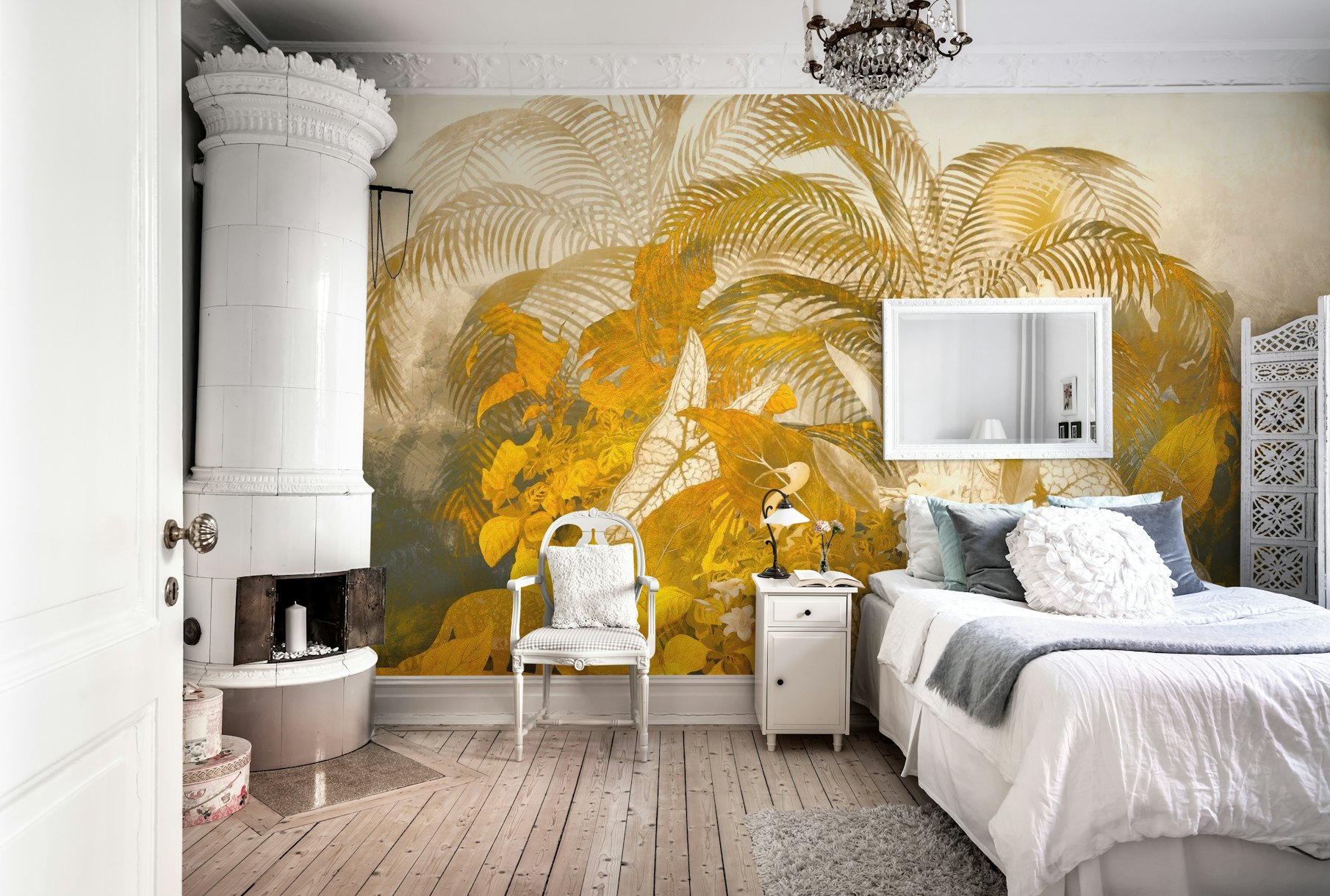 golden jungle wallpaper