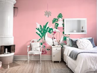 Plant Lover Girl on Blush Pink