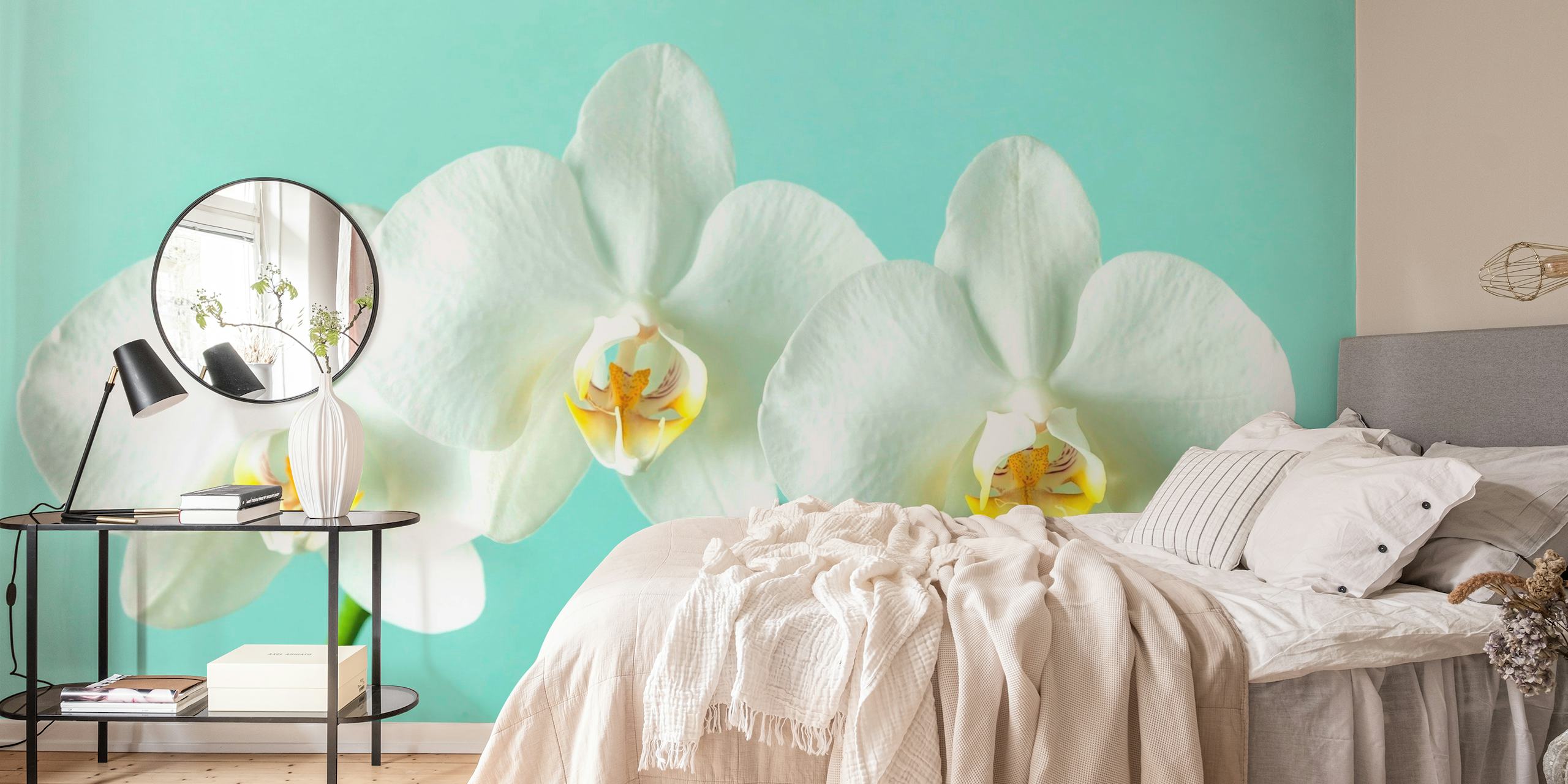 Elegant Orchid Stem behang