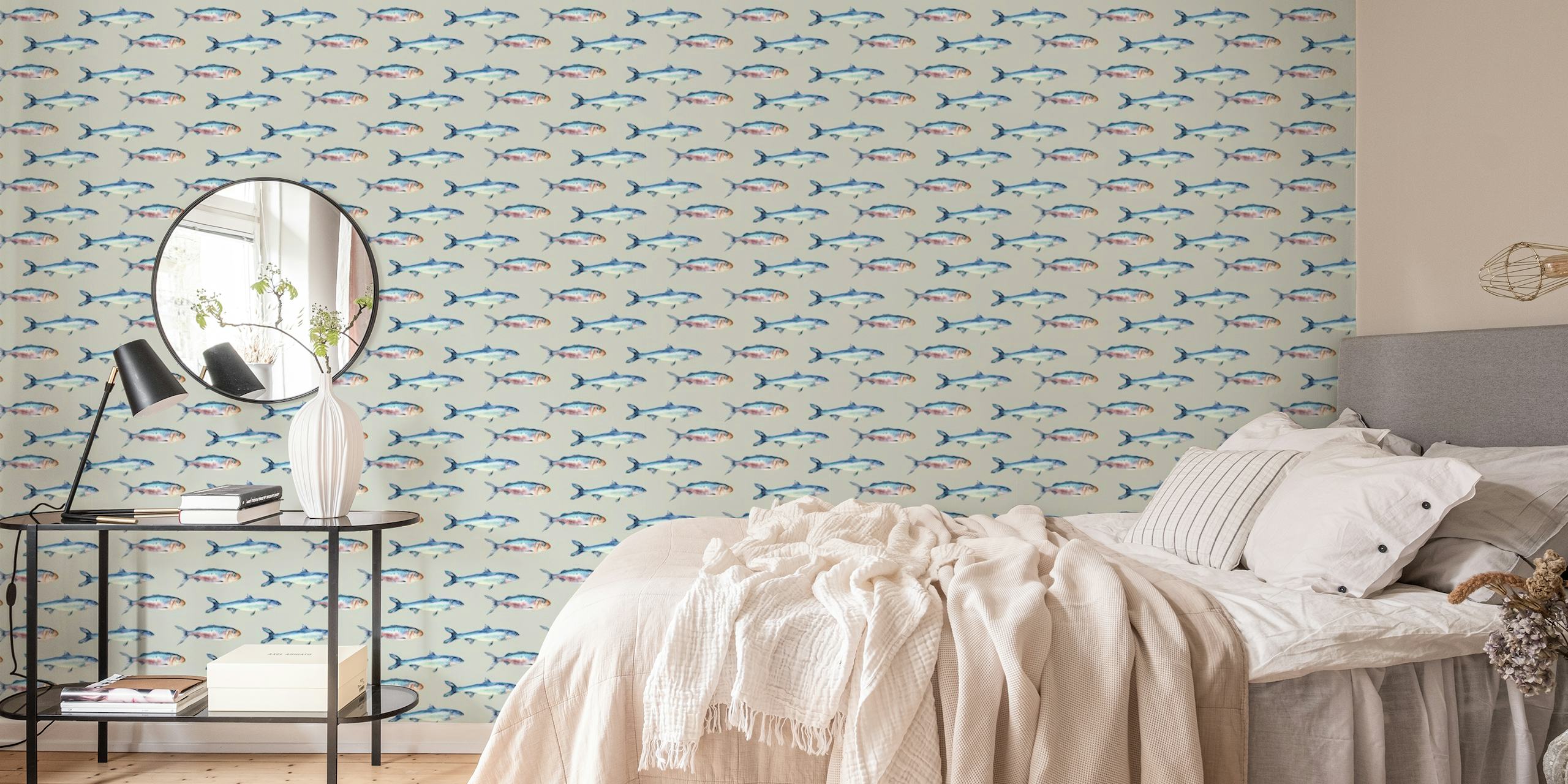 Fish Ocean Fendi wallpaper