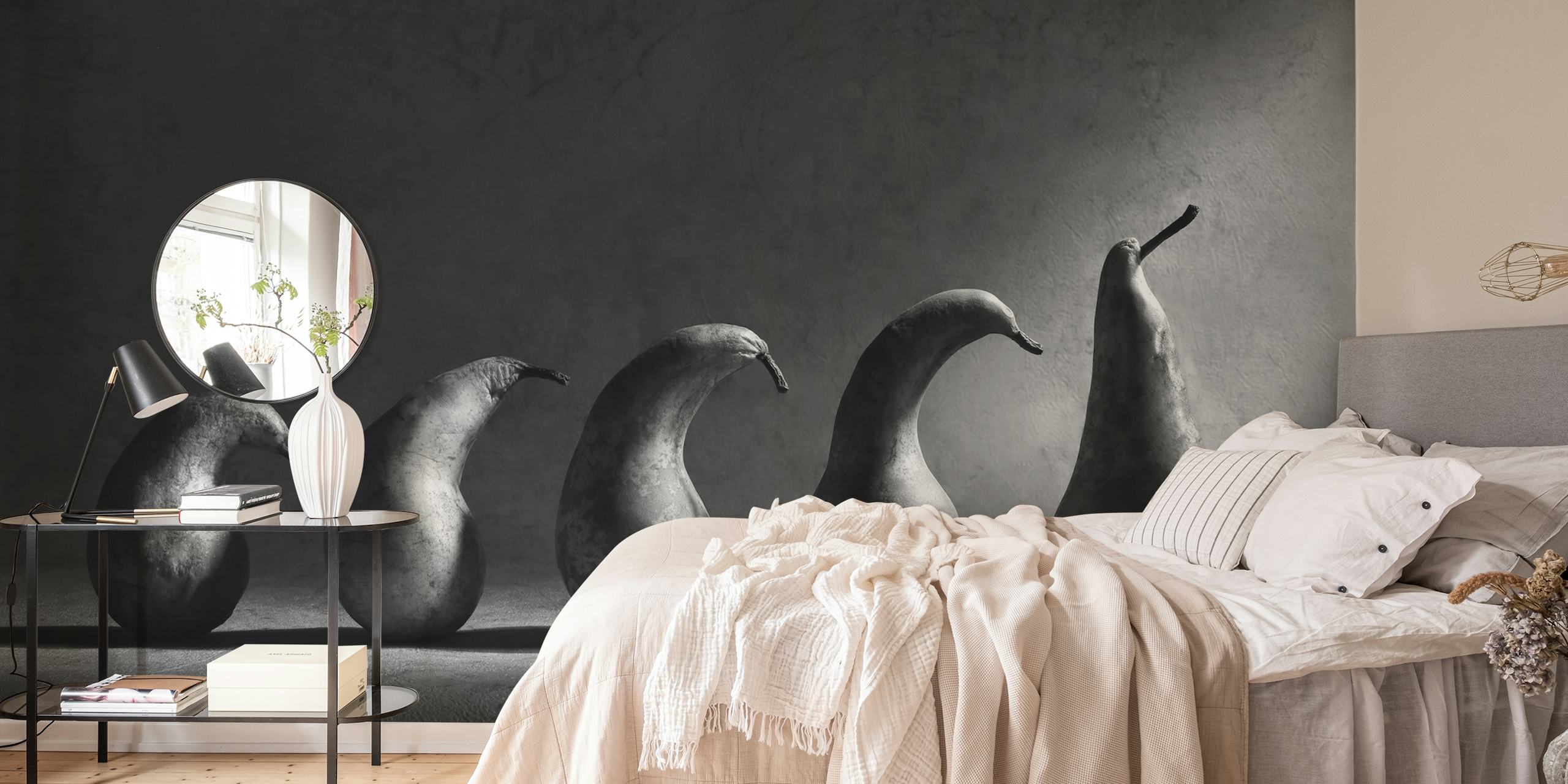 Evolution wallpaper design in a room