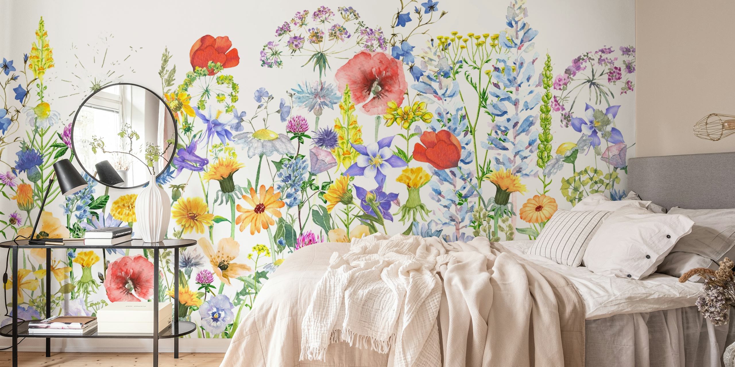 Colorful Midsummer Meadow 2 φλοράλ ταπετσαρία