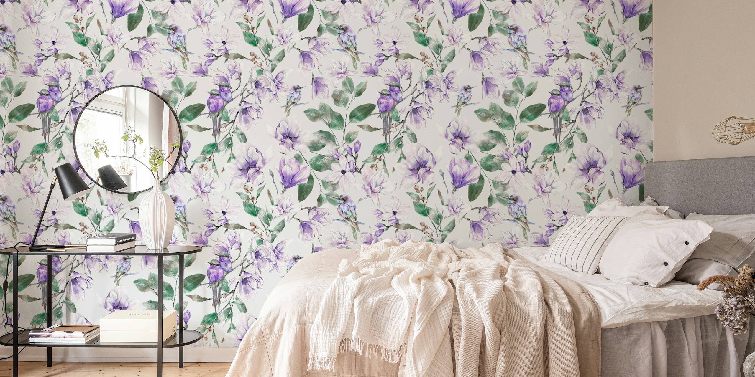 Asian violet 2 wallpaper