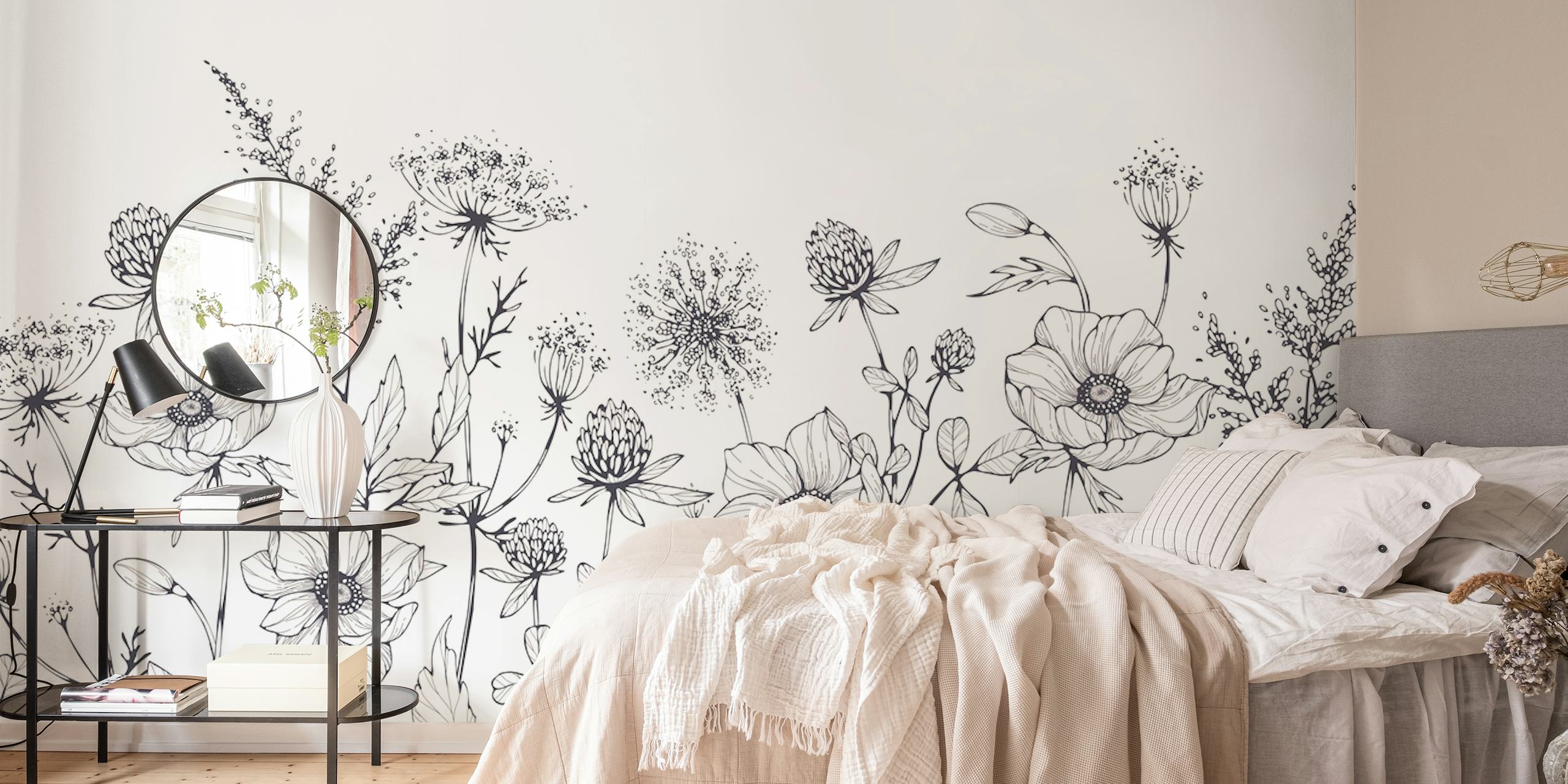 Luxury botanical papel de parede