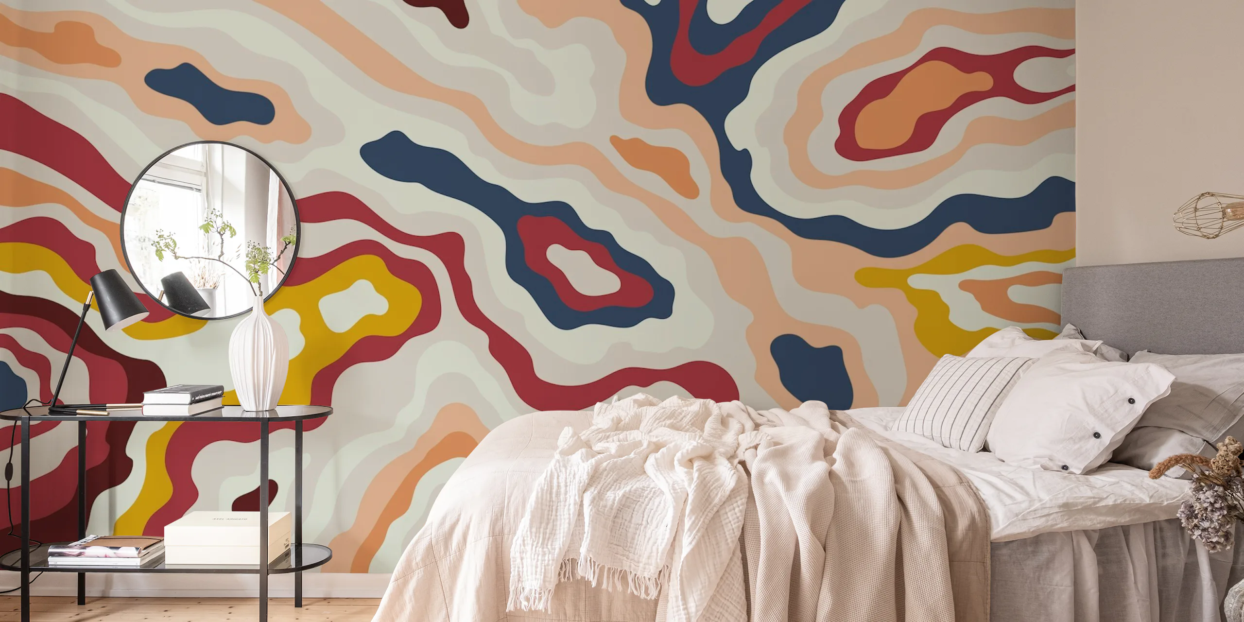 Abstract Maps Colorful Wallpaper | Happywall