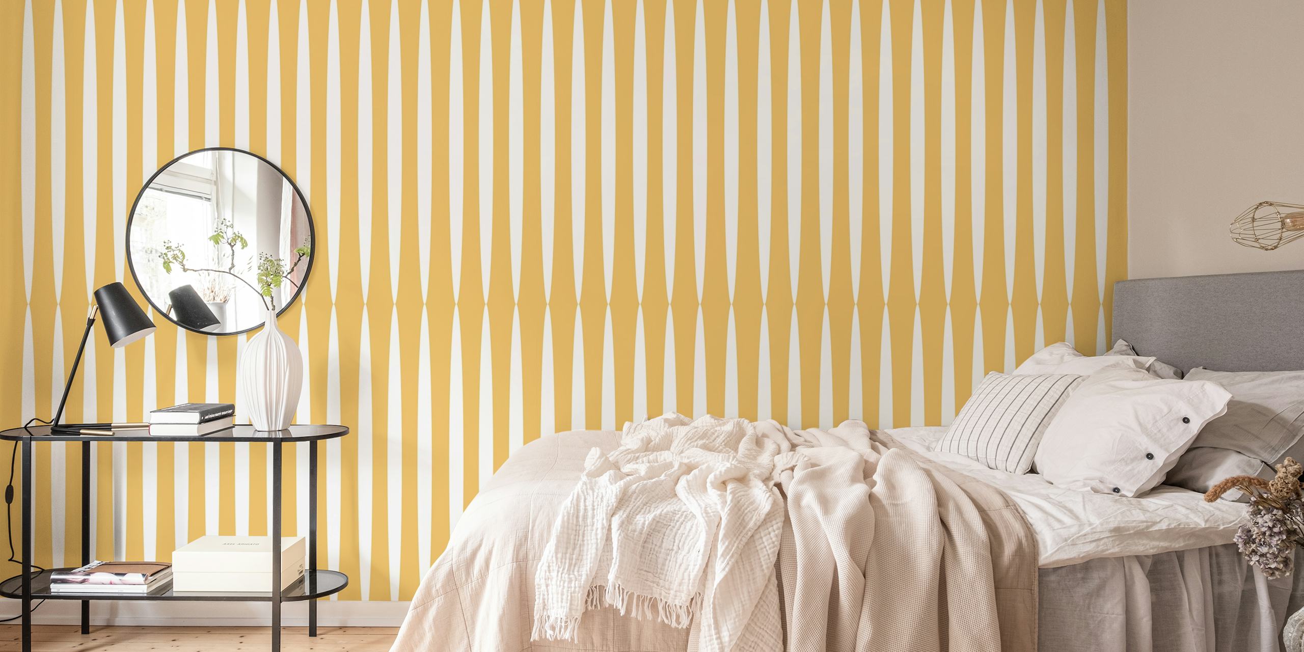 Minimal Japan V tapet i en rumsmiljö