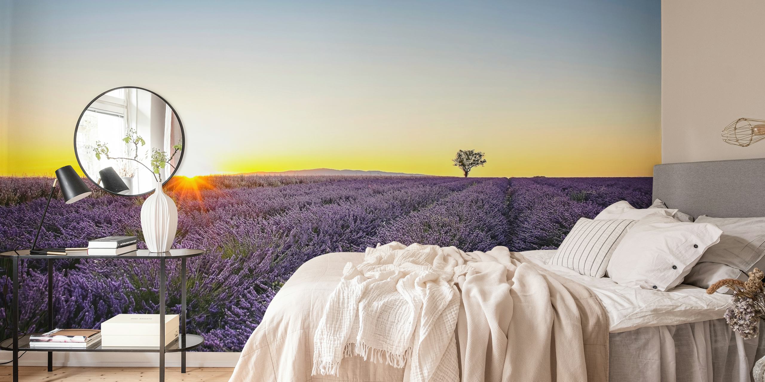 Provence Sunset tapet i et rum
