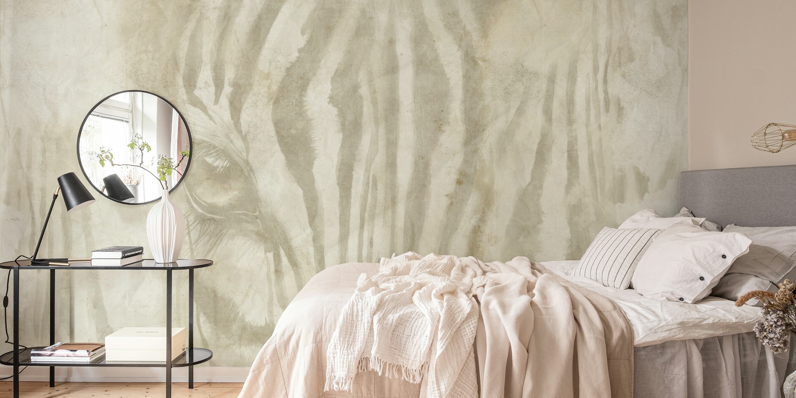 Wild Instinct Ivory wallpaper in a room