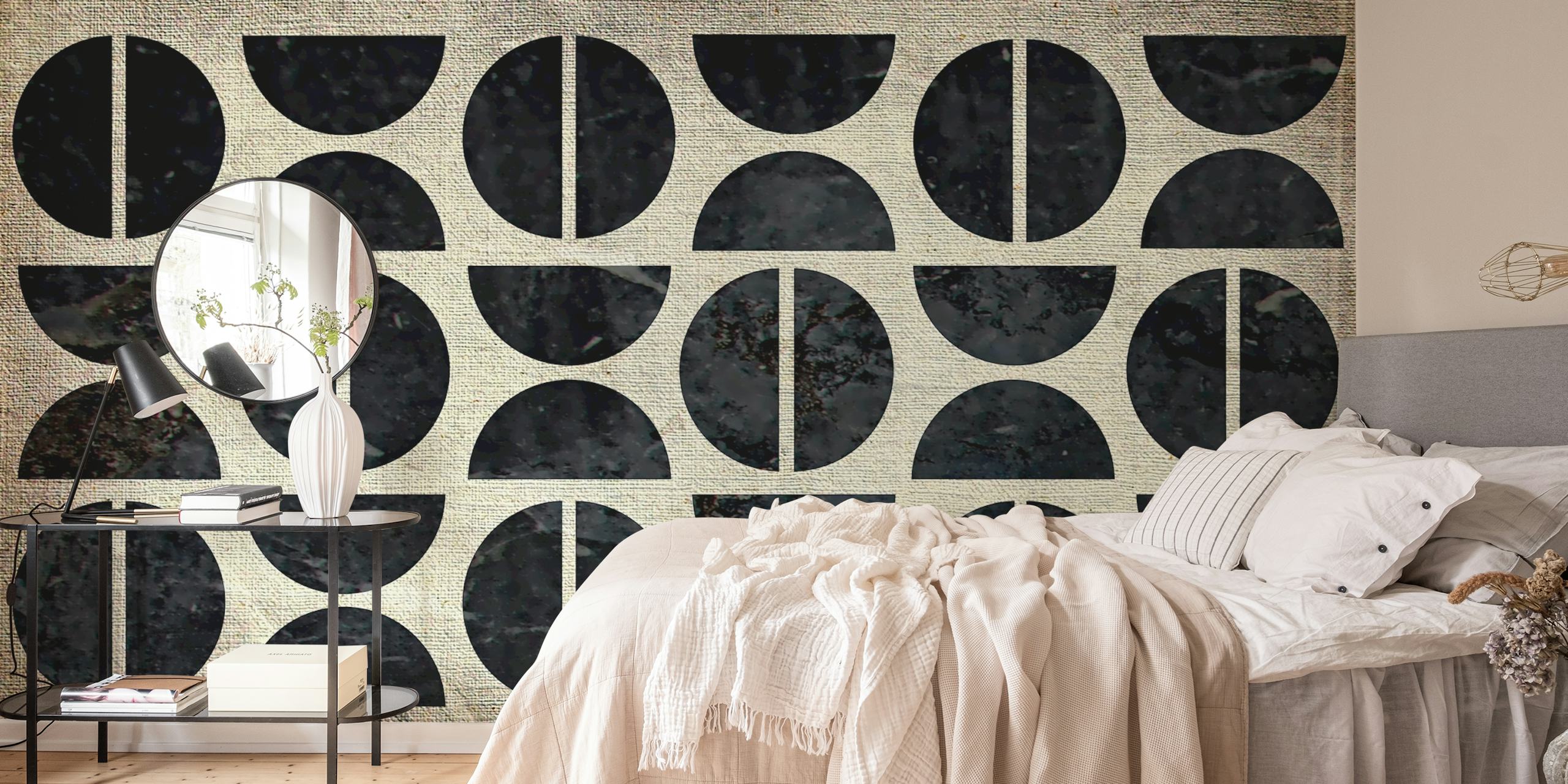 Σχεδίαση ταπετσαρίας Mid Century Bauhaus Canvas Marble