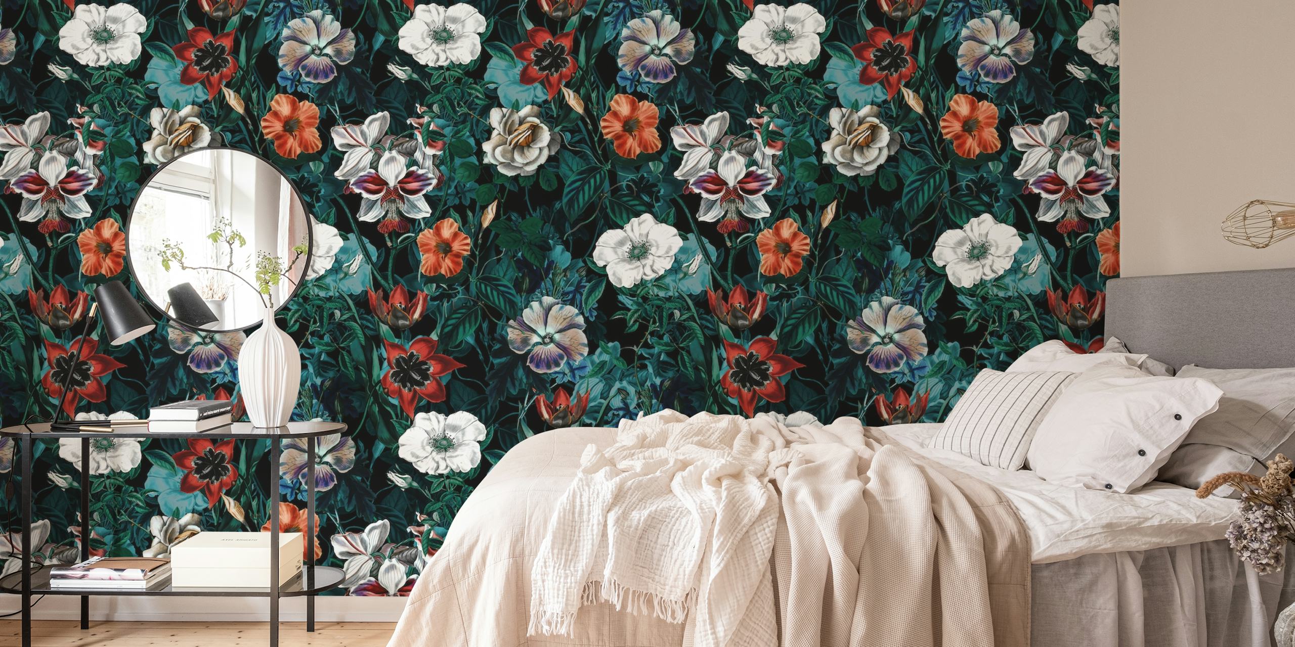 Night Forest Xxi Wallpaper In A Room