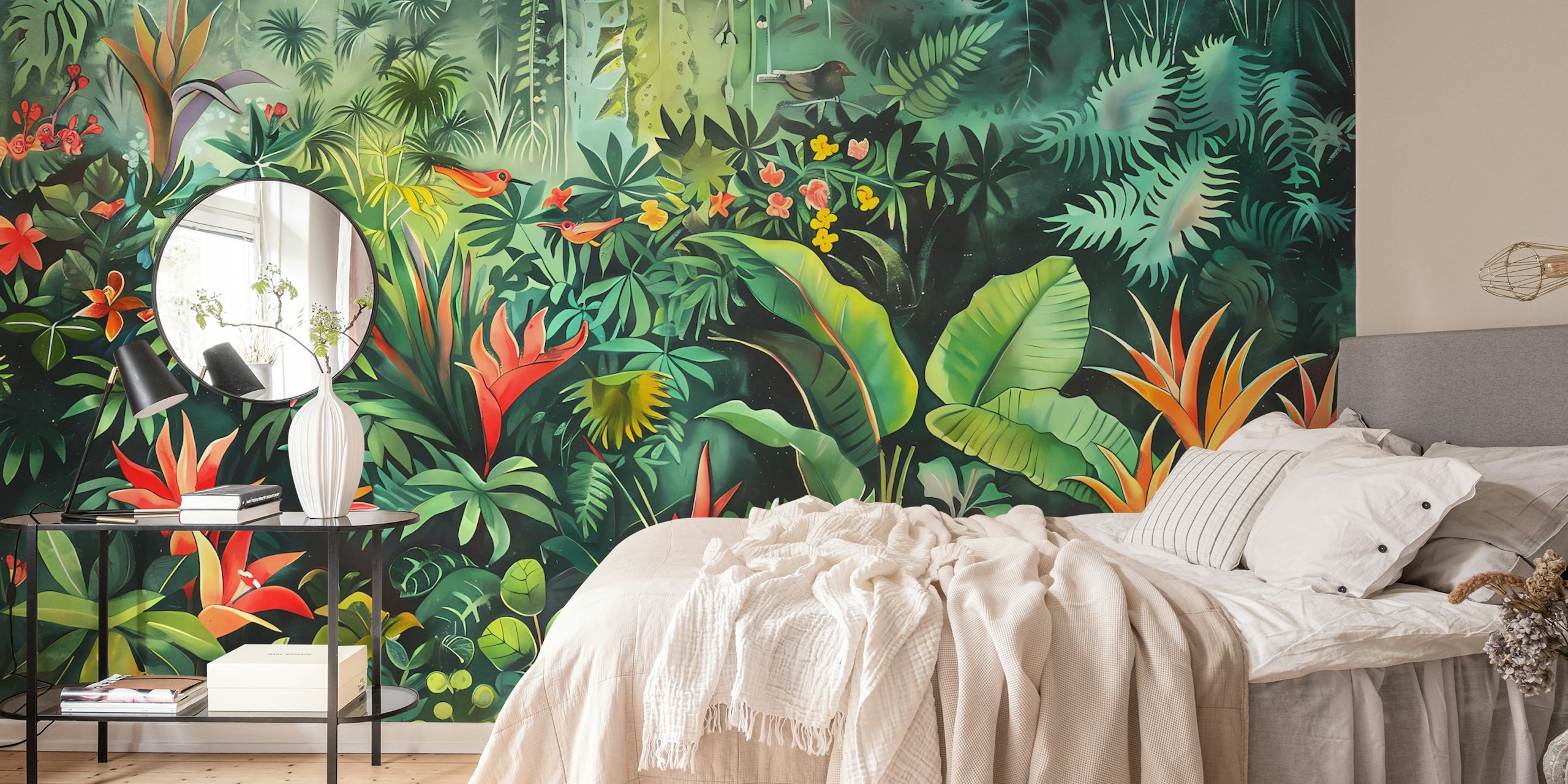 Tropical Garden 29 tapeta u postavci sobe