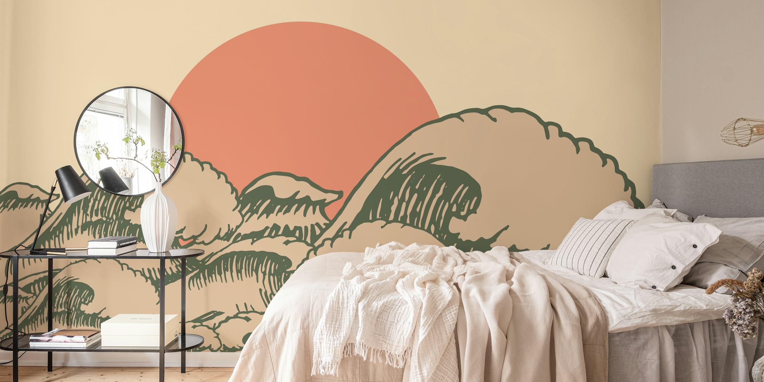 ταπετσαρία Ocean Sun Sunset σε ένα δωμάτιο