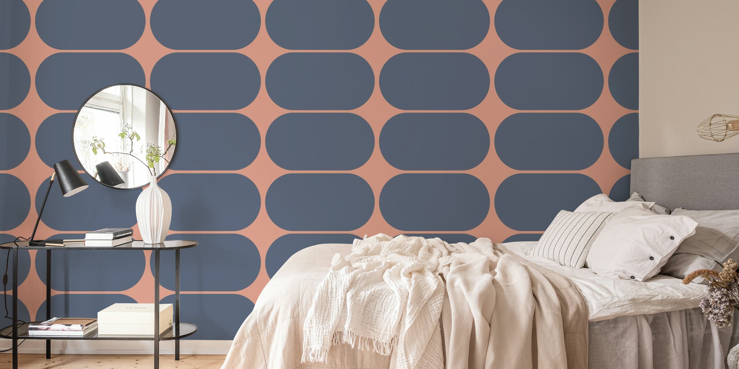 Papier peint Geo Oval Elegance dans une pièce