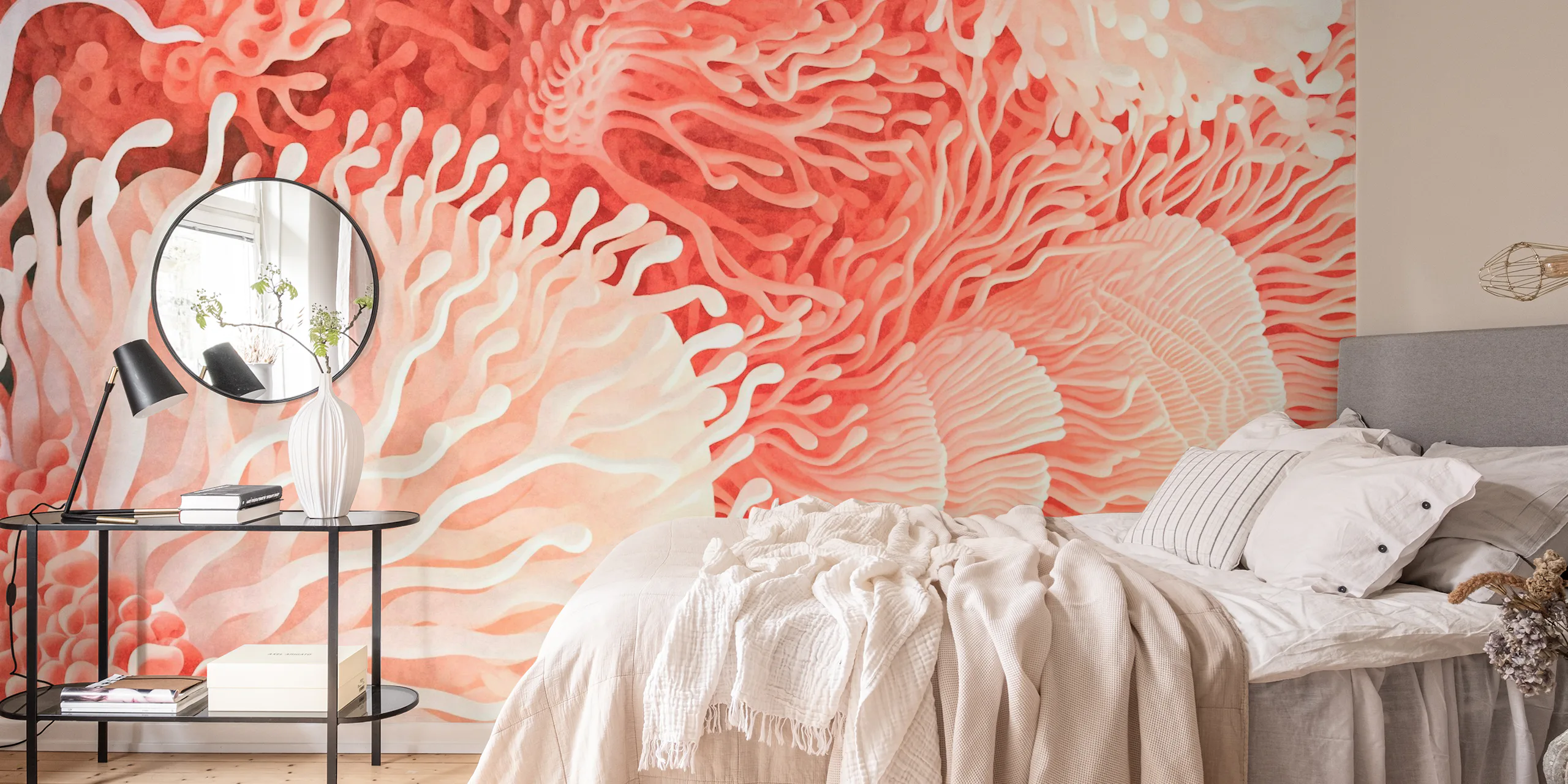 Coral Reef Pastel Peach Backdrop Wallpaper Happywall coral-reef-pastel-peach-backdrop-wallpaper-happywall