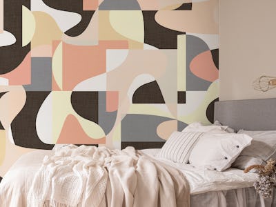 Modern Abstraction Bright Cozy Shades WM