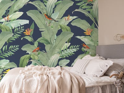 Leaf Bird Blue