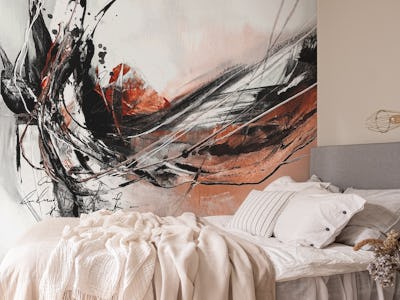Fierce Fight Abstract Art