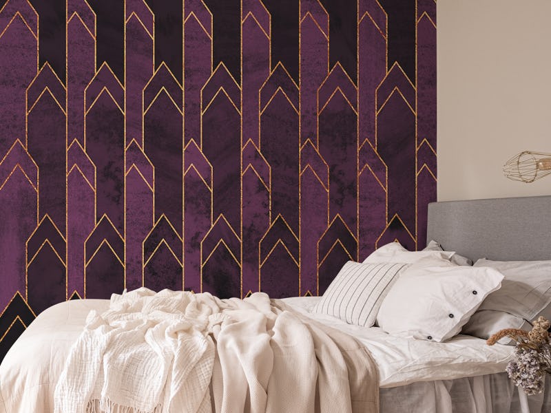 Pretty Purple Plum Geometry